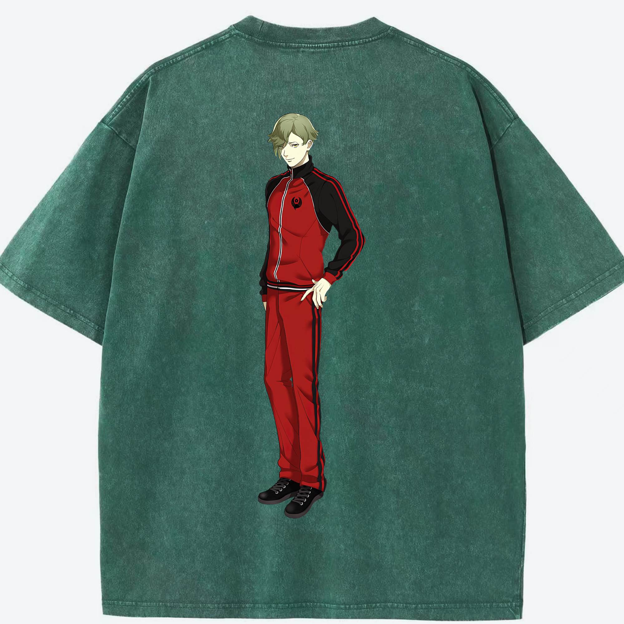 （画像用） 刀剣乱舞 Touken Ranbu 綿100% ヴィンテージ風 半袖Tシャツ（背面プリント）